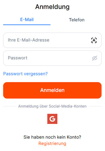 Ajuda para fazer login