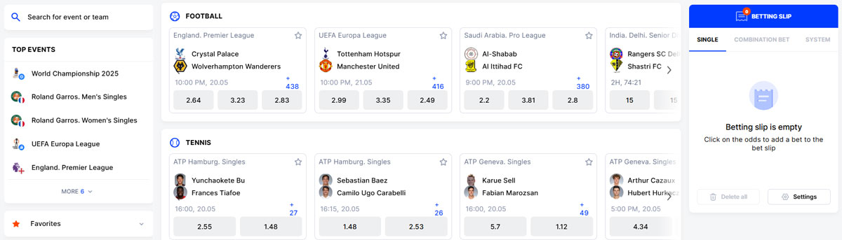Apostas esportivas